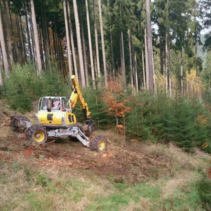 Schreitbagger m Einsatz in 04600 Altenburg 