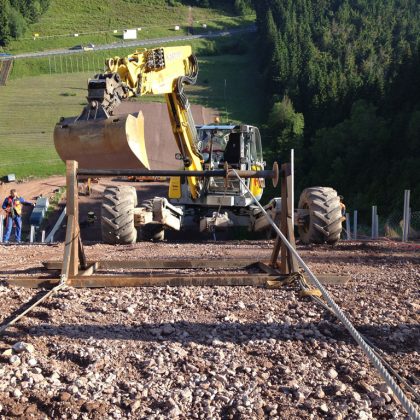 Menzi Muck-Schreitbagger in Ansbach